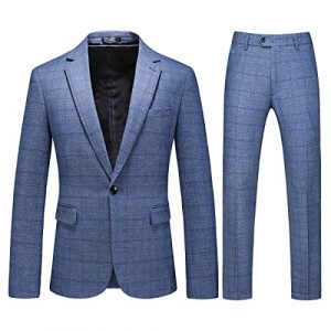 Men's 2 Piece Casual Blazer Suit